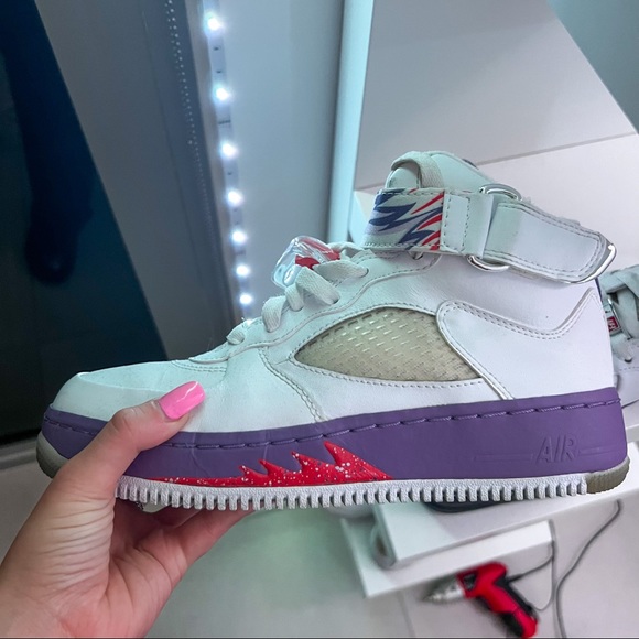 Nike Air Jordan Fusion 5 AF1 Sneakers - Picture 2 of 10